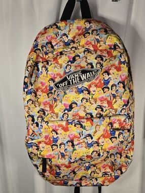 Vans x Disney Multicolor Princess Print Collectible Backpack